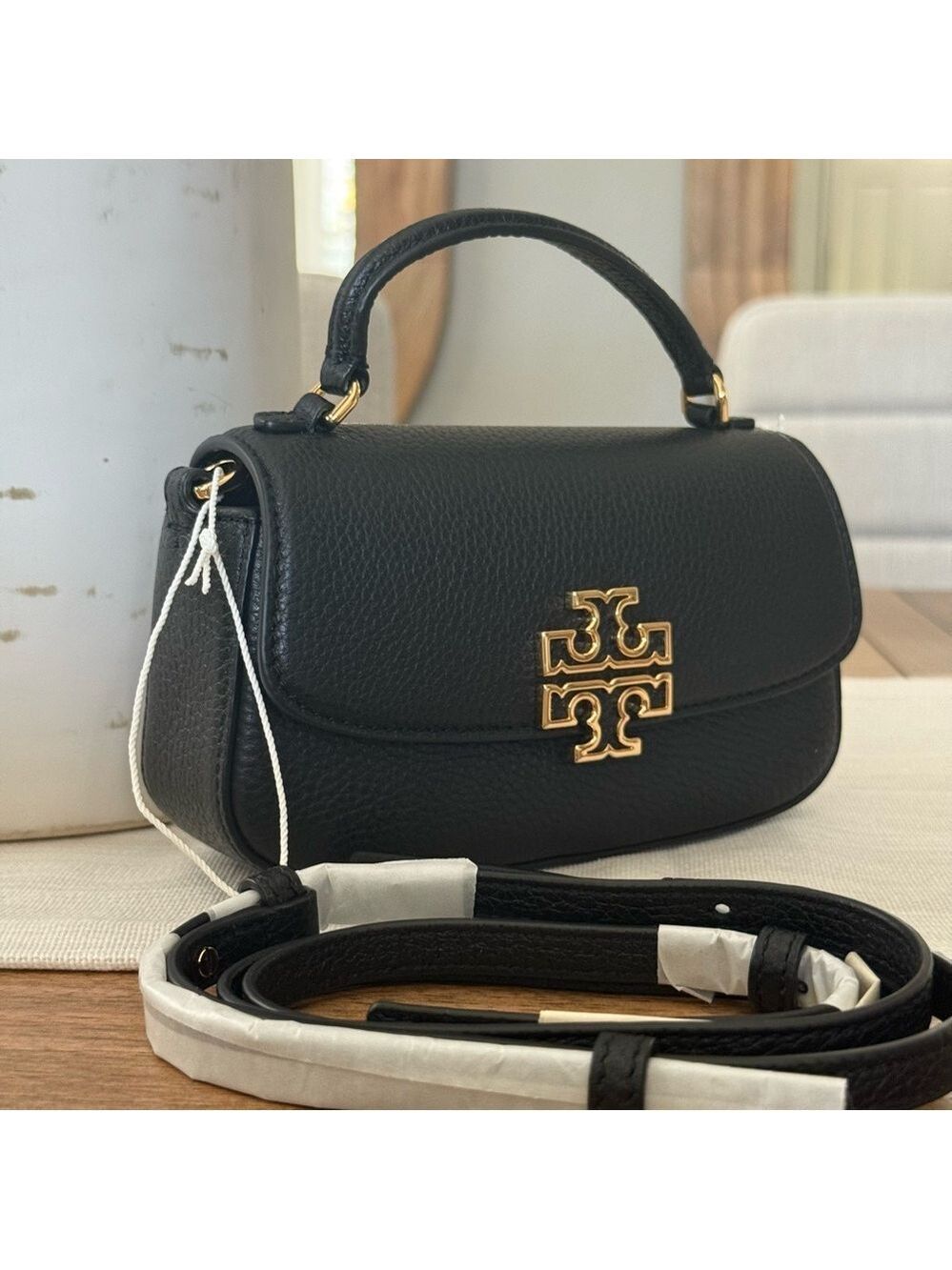 New Tory Burch Britten top handle crossbody price for each ❤️ - Picture 5 of 17